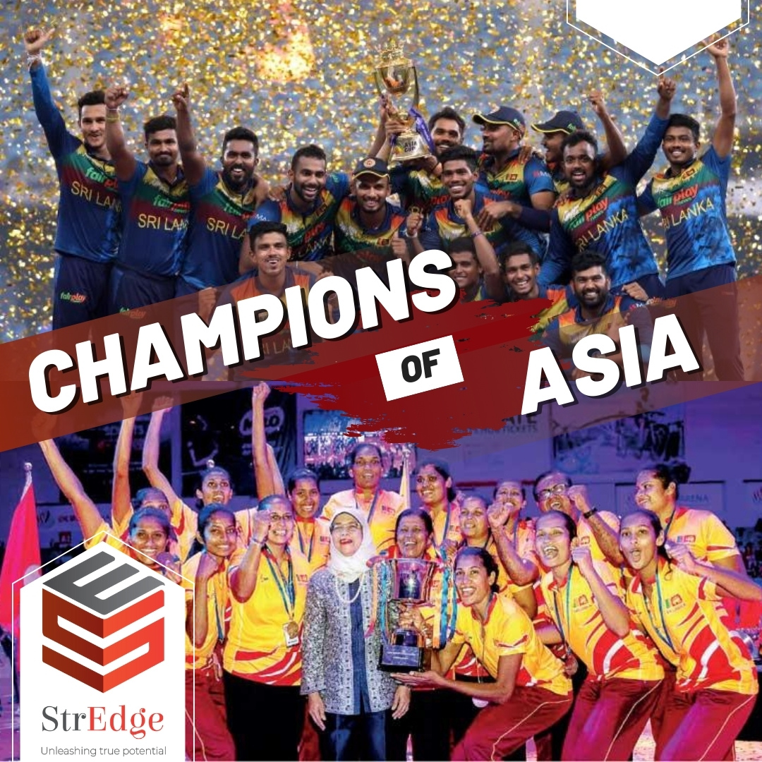 stredgeconsult's tweet photo. We have proven our resilience as a nation once more. Congratulations to Sri Lanka Cricket and Sri Lanka Netball. #UnleashingTruePotential #StrEdge
.
.
.
.
.
.
#SriLanka #AsiaCup #AsianNetballChampionship #SriLankaCricket #SriLankaNetball #srilankadaily https://t.co/xfsLOR5eDR