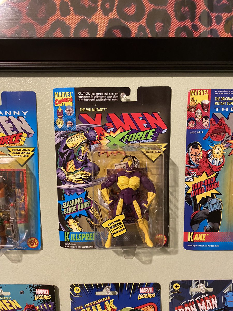 MannyG1138's tweet photo. New addition to my growing X-Force figures collection! No shame, I love these! #xforce #xmen #90scomics #Killspree #toybiz #toys #toybiztoys https://t.co/KDMi0PAQEs