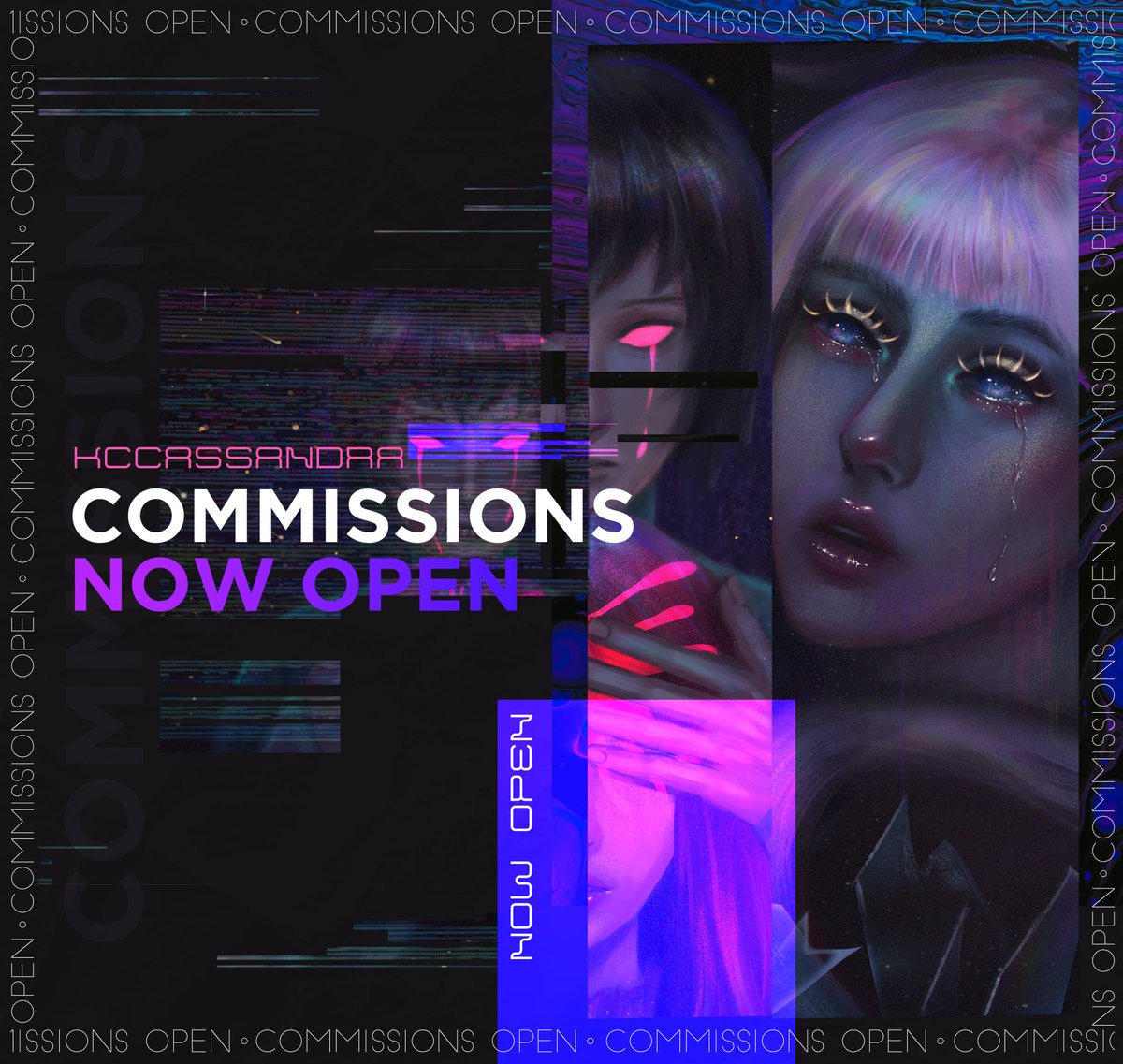 2 SLOTS LEFT for Sept-October comms Commission prices: kccassandra-commissions.carrd.co -------------------------------- looking to commision art digital art commissions open #commissionsopen