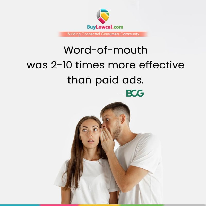 BuyLowcal's tweet photo. word-of-mouth was 2-10 times more effective than paid ads https://t.co/CDV1mHiCLH