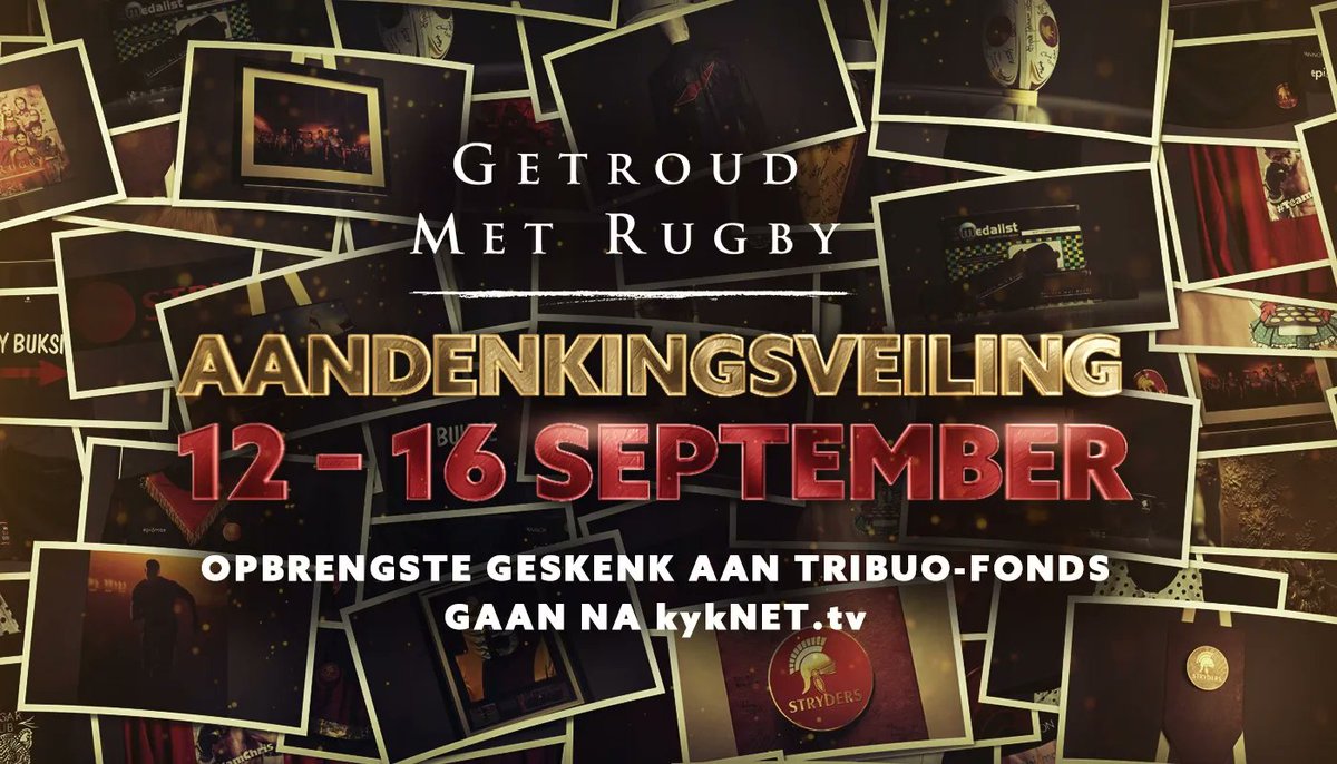 kykNET TV (@kyknettv) on Twitter photo KLIK HIER om meer uit te vind hoe jy kan bie op items in die #kykNETGMR-aandenkingsveiling. 🤩 🤩
👉 bit.ly/3ARGDRi
<a href="/GMR_kykNet/">Getroud met Rugby</a> KLIK HIER om meer uit te vind hoe jy kan bie op items in die #kykNETGMR-aandenkingsveiling. 🤩 🤩
👉 bit.ly/3ARGDRi
<a href="/GMR_kykNet/">Getroud met Rugby</a>