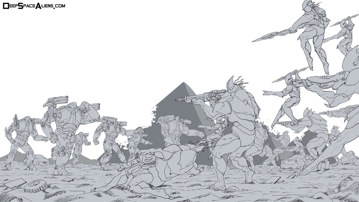 DeepSpaceAliens's tweet photo. Deep Space Aliens in sketch and after coloring

#DeepSpaceAliens
#NFTs https://t.co/ihe6VGJNX0