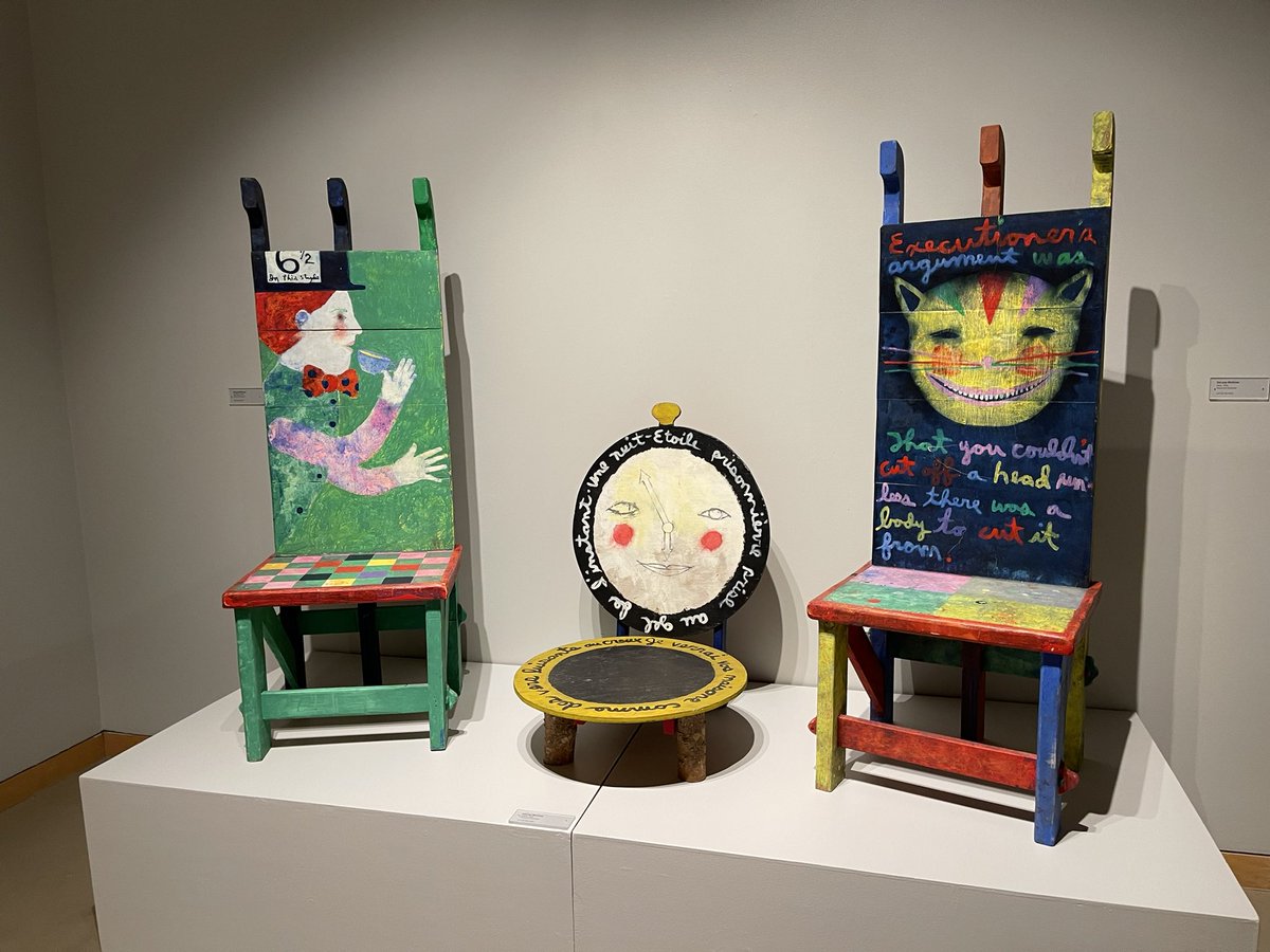 CarlsbadFriends's tweet photo. #CannonArtGallery #NewExhibit #TheChair opened this weekend in #Carlsbad #DoveLibrary #FreeMuseum https://t.co/RfYLzg5FrS