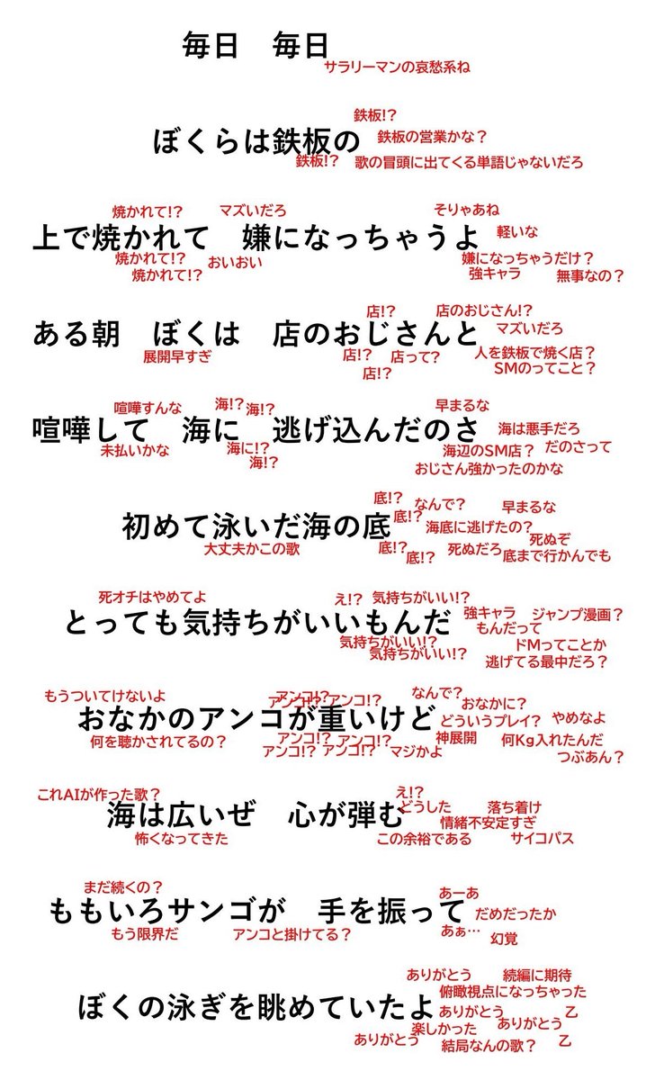 およげ たいやきくん を知らない人が聴いたらたぶんこうなる ブラック企業から逃げただけなの辛い Togetter およげ たいやきくん を知らない人が聴いたらたぶんこうなる ブラック企業から逃げただけなの辛い Togetter