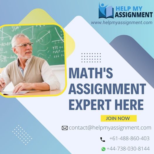 HelpMyAssignme3's tweet image. If you are looking for Math assignment help, then take excellent assignment writing services from Math experts.
For more information follow the link:- bit.ly/3B6Gf1i
#helpmyassignment #MathAssignment #MathAssignmentHelp #mathematicsassignment #domyhomeworkmath