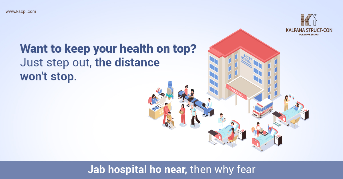 KalpanaCon's tweet photo. Living near a hospital/clinic/pharmacy gives a certain level of confidence that you can always & any-time drop by them in time of crisis.
For more property details on @KalpanaCon call on 7045007600 or Visit: https://t.co/zFhGvUeHrG
#Kalpanastructcon #realestatedeveloper https://t.co/vuuTKxL15l