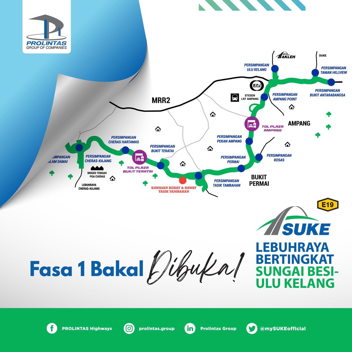 mySUKEofficial's tweet photo. Ikuti kami sekarang di Facebook, PROLINTAS Highways, dan Instagram, @prolintas.group, supaya anda tidak terlepas pengumuman rasmi pembukaan SUKE. https://t.co/6sddfoNlQb