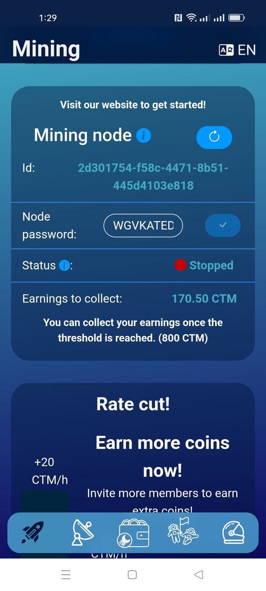 vicky_oasis's tweet photo. @cheatmooncrypto My PC mining is giving negative CTM for the past week.
Sharing here my ID.
That 170.50 CTM never increase for a week now.

Please check my account to rectify it.

Thanks in advance, https://t.co/a1GXBKf8mr