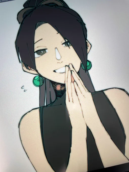 この描き方楽しくて1枚絵的なのばっか描いちゃって申し訳ない気持ち絡みが描きたい 
