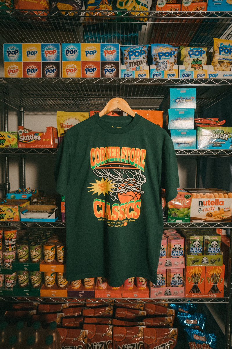 momnpopstore's tweet photo. Our Corner Store Classics Tee is now available for purchase exclusively at the blue corner store. 

Limited sizes. Get yours while you can! https://t.co/vN03ui7nc3