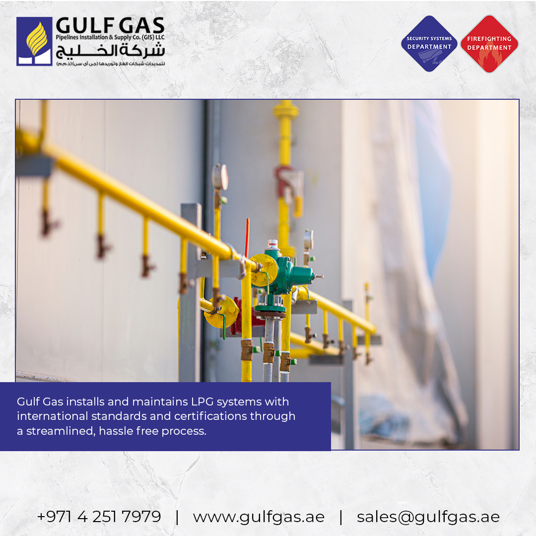 GulfGasUAE's tweet photo. Our LPG department designs, installs and maintains complex systems with the necessary certifications and approvals. 
Switch to LPG today!
For more information and to sign up for an AMC, please contact,

04 251 7979
sales@gulfgas.ae
https://t.co/Ik99jBfZyp
#gulfgas #LPG #LPGsystem https://t.co/UUSt4VNQAm