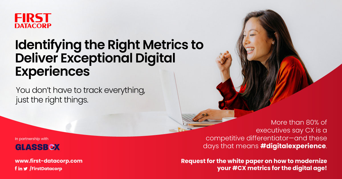 FirstDatacorp's tweet photo. With the proper tools in place, you can be more strategic about your investments — what content to promote, how to engage with customers or what your digital marketing strategy should look like. #digitalexperience

Request for the white paper here: https://t.co/ULiN1A3PIA https://t.co/xkoXFplhBI