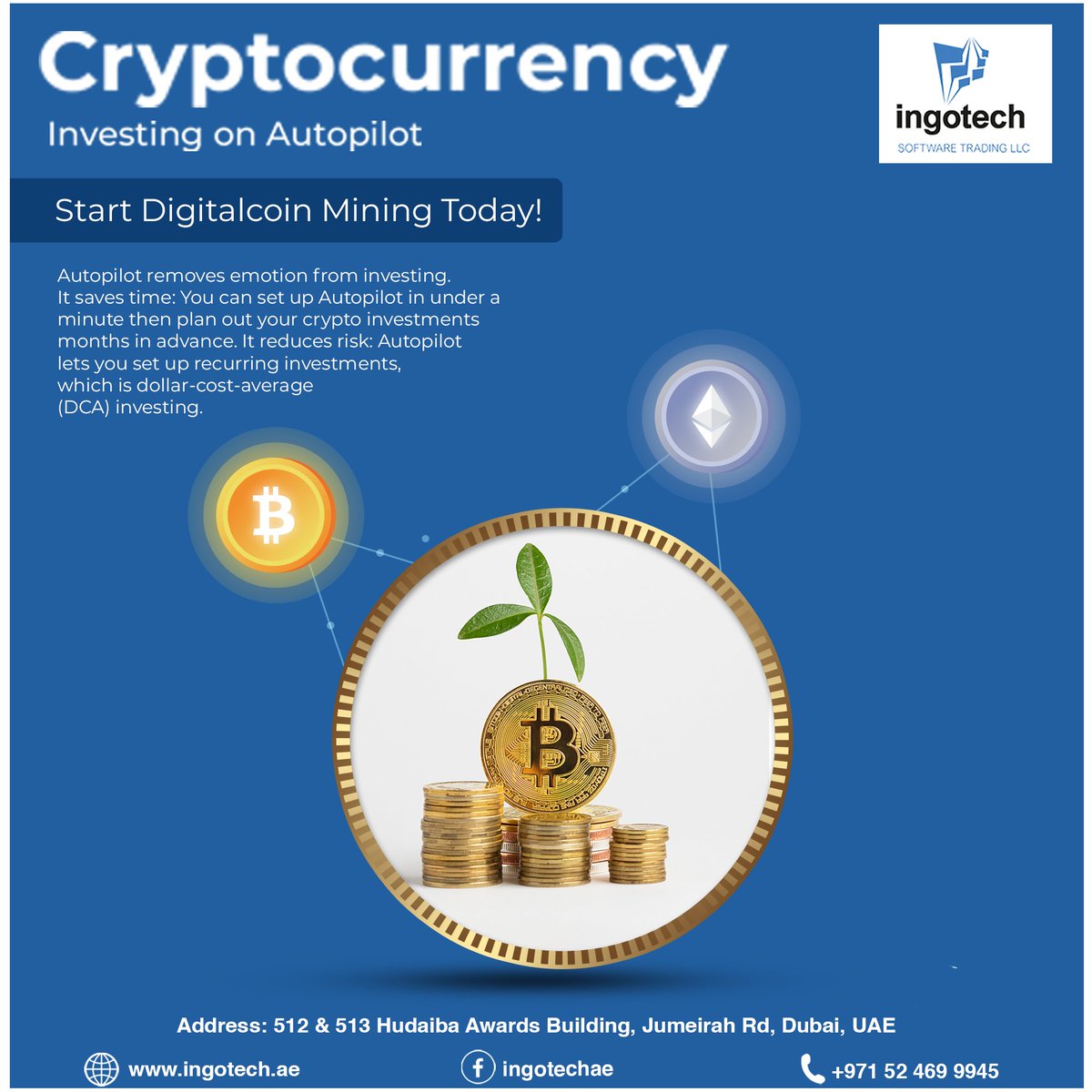 IngotechT's tweet photo. Can cryptocurrency be a good long-term investment?
Yes, according to sophisticated investors such as banks, hedge funds and pension funds.
#ingotech #ingotechsoftwaretrading #trading #cryptocurrency #investment #crypto #bitcoin #software #technology #hedgefunds #banks https://t.co/r0685RVBwq