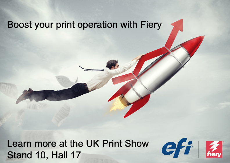 EFIPrint's tweet photo. The #EFIFiery team is delighted to be attending the UK Print Show at the NEC, 20-22 Sep. We'll be showcasing our latest Fiery automated workflow solutions and you'll get the latest news on all things Fiery Driven. #FieryImpose #FieryJobExpert #FieryJobflow #FieryXF https://t.co/wGLR7m2pip