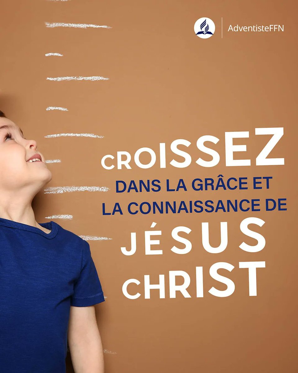 Chaque jour Dieu nous accompagne et nous éduque grâce à ses enseignements. Tenons-nous constamment prêt de lui afin que nous puissions grandir spirituellement.

#adventisteffn #church #versetdujour #advent