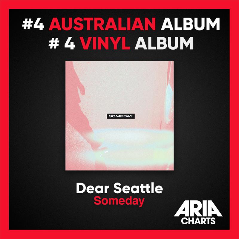 ARIA_Official's tweet photo. Top #5 on both the Aus Albums and Albums Charts for 'Someday'! Well done Dear Seattle 💪
#ARIA #ARIACharts #DearSeattle #Someday https://t.co/JZGwH0EIlt