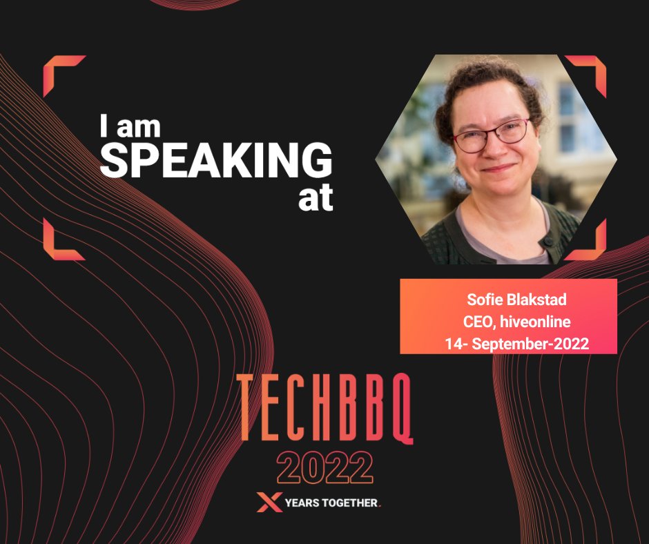 We are excited to announce that  our CEO <a href="/SofieBlakstad/">Sofie Blakstad 🐝</a> will be speaking <a href="/TechBBQ/">TechBBQ</a> this Wednesday.

Panel: Fintech Status Meeting: Updates &amp; Ambitions for Growth in Denmark

📍 Copenhagen, Denmark
🗓️ September 14 2022
⏰2:25 -3:00 p.m.

> techbbq.dk

 #TechBBQ2022