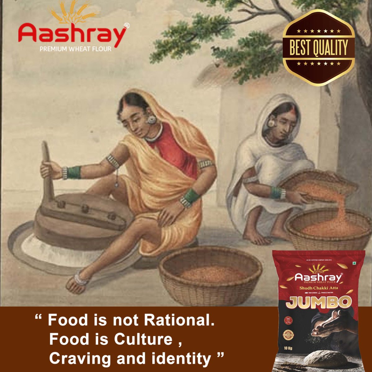 AashrayFlour's tweet photo. “ Food is not Rational. Food is Culture , Craving and identity “

#aashraypremiumwheatflour #aashray #food #WheatFlour #Wheat #flour #healthylife #healthyfood #premiumquality #metoda #rajkotcity #Gujarat #india https://t.co/28RUQKMePX