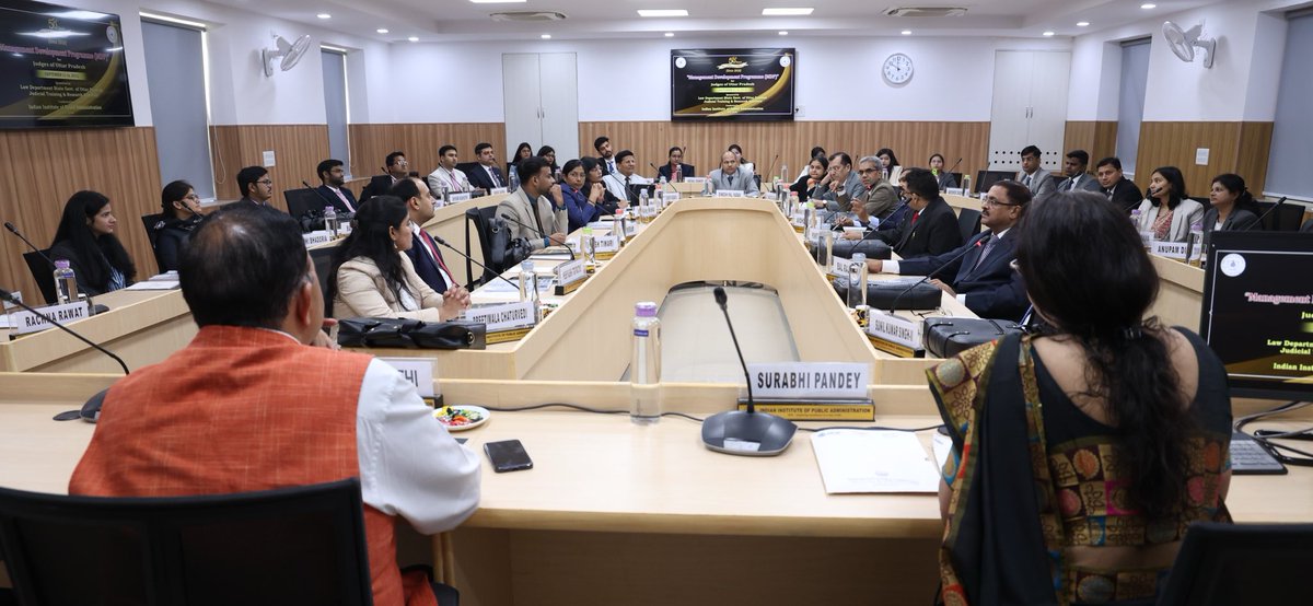 iipa9's tweet photo. 50th Management Development Programme (MDP) For Judicial Officers Of Uttar Pradesh @DoPTGoI #JTRI https://t.co/QkEZA0yLse