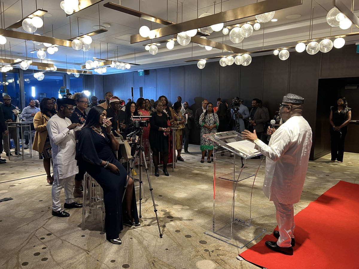 SunilSharmaCo's tweet photo. Nigerian cinema is 🔥🔥and tonight was the @NigHighCommCan hosting the stars of Nollywood here at @TIFF_NET - smart $$ should be going into Nollywood films! Second only to Bollywood in production and Hollywood/Bollywood in revenue. Canada should act!! @Toyosi_EE @etimeffiong_ 🇳🇬 https://t.co/IPIDTwe6lS