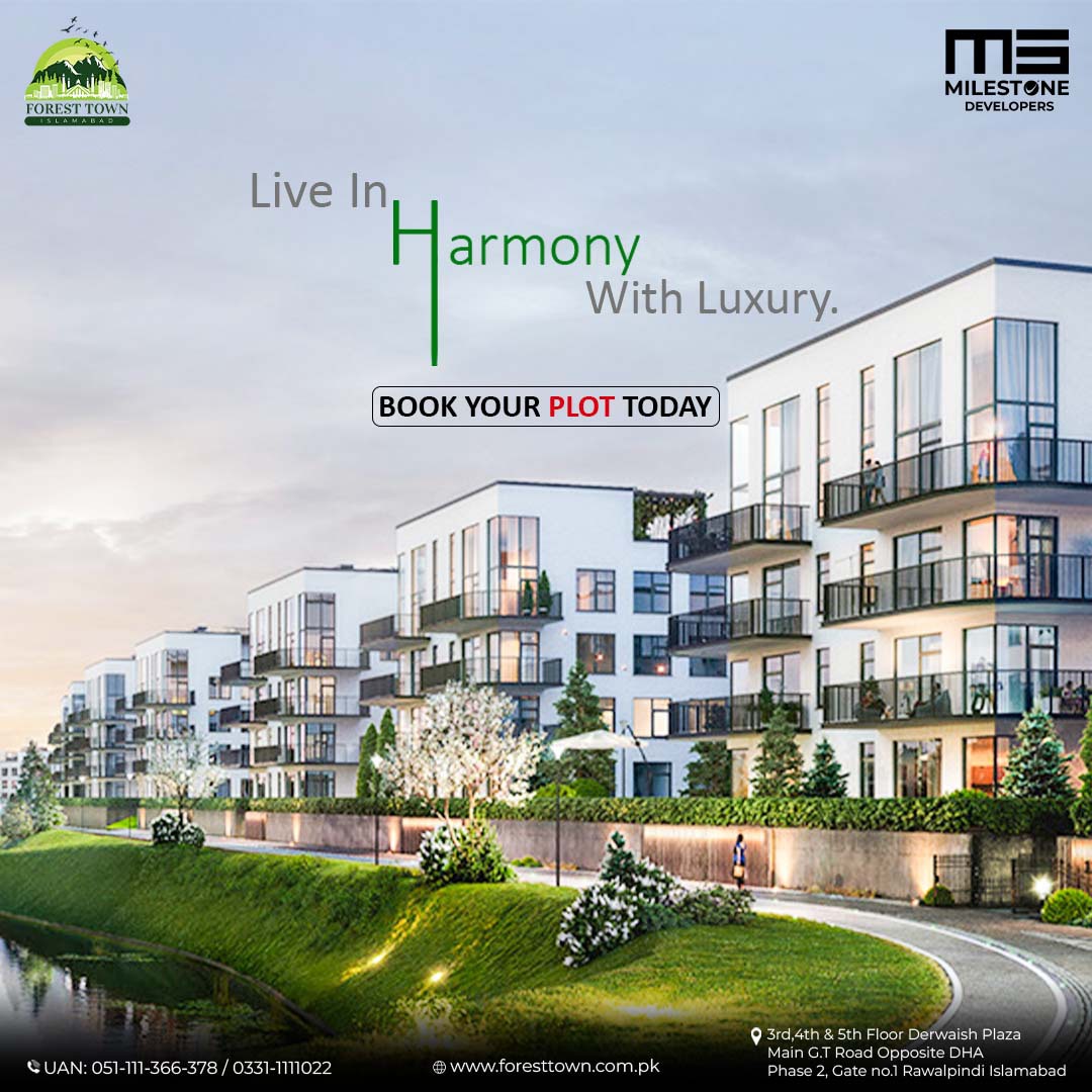 foresttownisb's tweet photo. Live in Harmony with luxury 
BOOK YOUR PLOT TODAY
.
.

UAN: 051-111-366-378 / 0331-1111-022
.
.
#Milestone #ForestTown #Pakistan #First #Biophilic #Housingproject #Amenities #Islamabad #Investment #Property  #Residenteial #Commercial #General #Block https://t.co/Hn0vraOC64