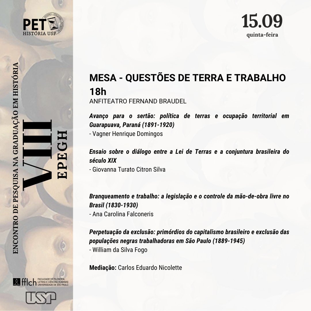 PET História USP | NOVAS VAGAS tweet media