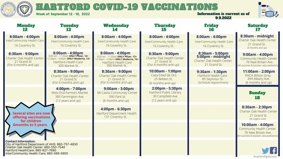 HartfordHealth's tweet photo. #Hartford 
Here is this week's #COVID19 calendar. 👇 https://t.co/EVuKRIfIy5