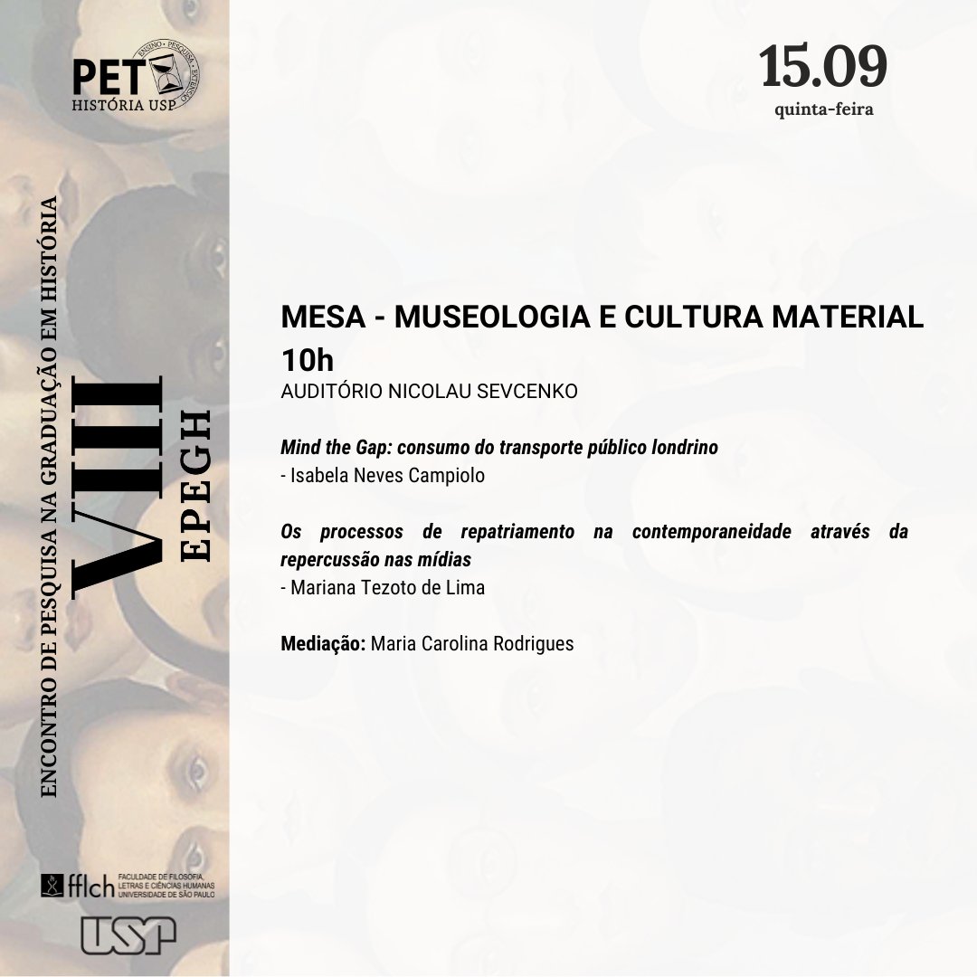 PET História USP | NOVAS VAGAS tweet media