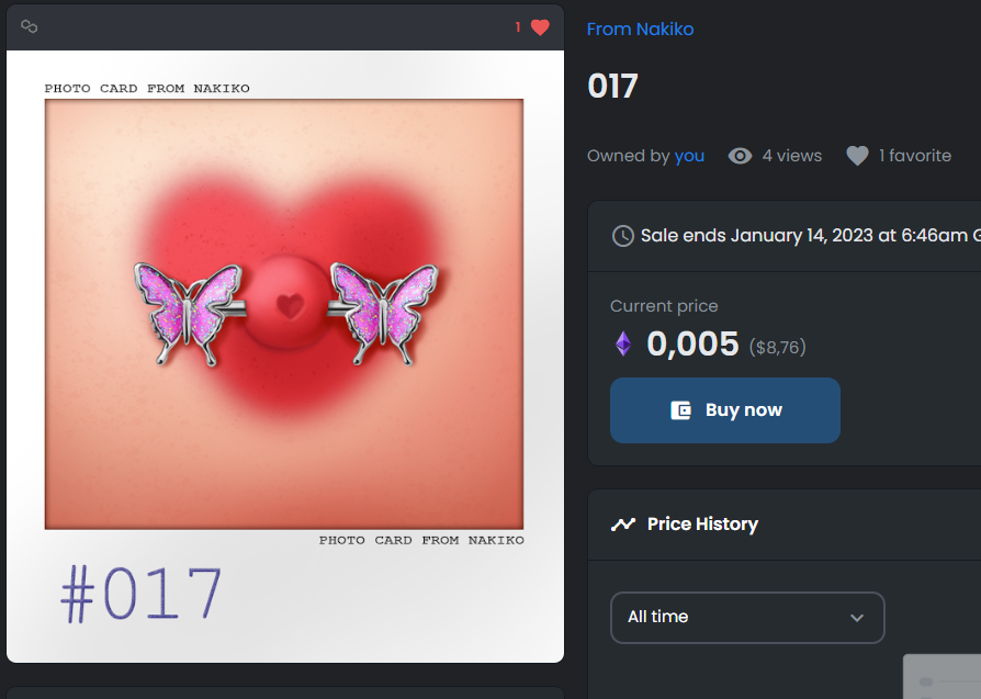✨🦋🦋I really like this piercing, very gentle and sweet🦋🦋✨
opensea.io/assets/matic/0…
#NFT #nftcommunity #nftcollector #nftart #NFTFam #NFTdrop