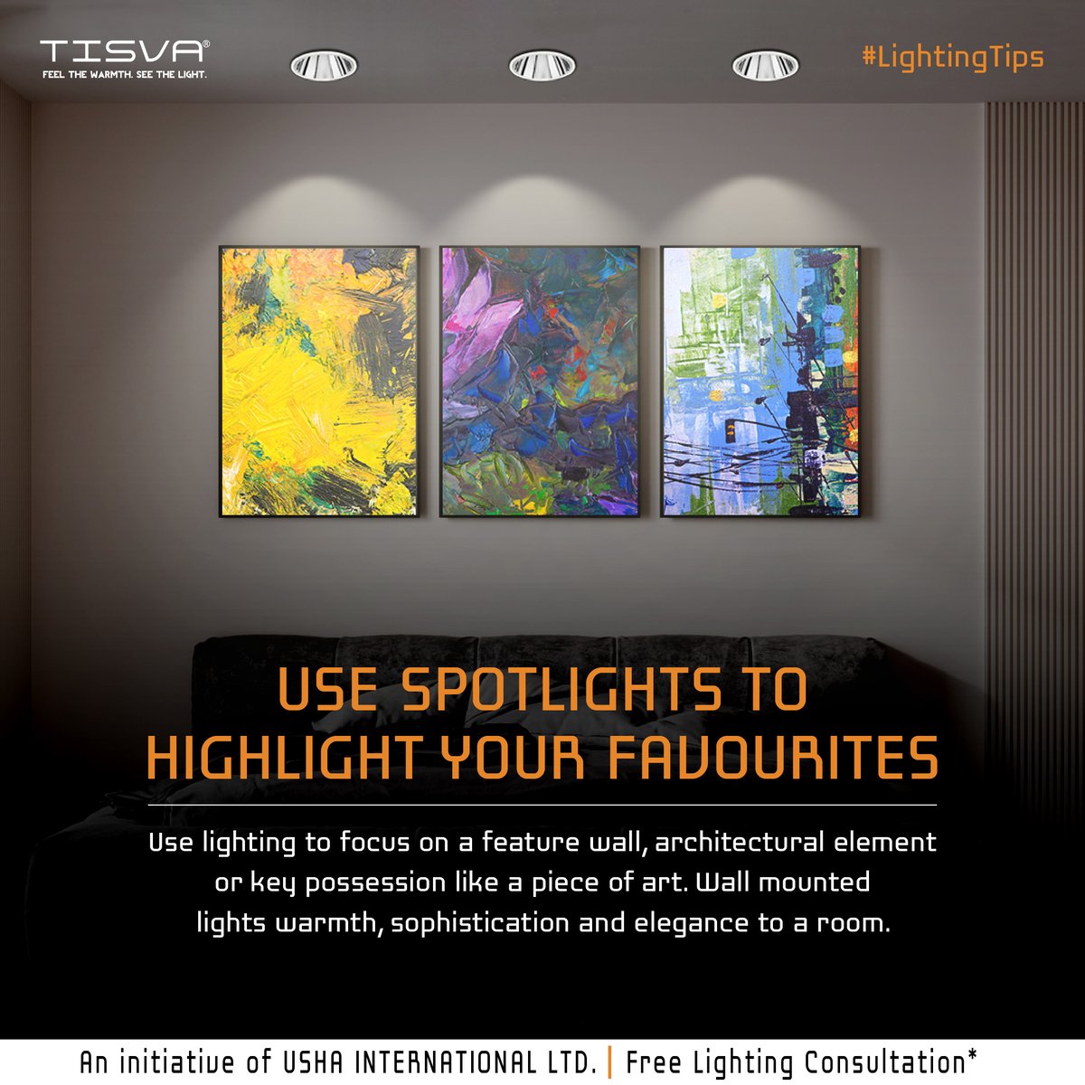 LightsbyTISVA's tweet photo. Tisva suggests the use of LED COB downlighters to highlight specific spots and wash walls with a beautiful fall of light.

Visit us to explore our lighting range https://t.co/y18K6XRb5U
.
.
.
#lightingtips #lightsbytisva #layersoflighting #trending #explorepage #lightingtips https://t.co/Ubj7sEyeAj