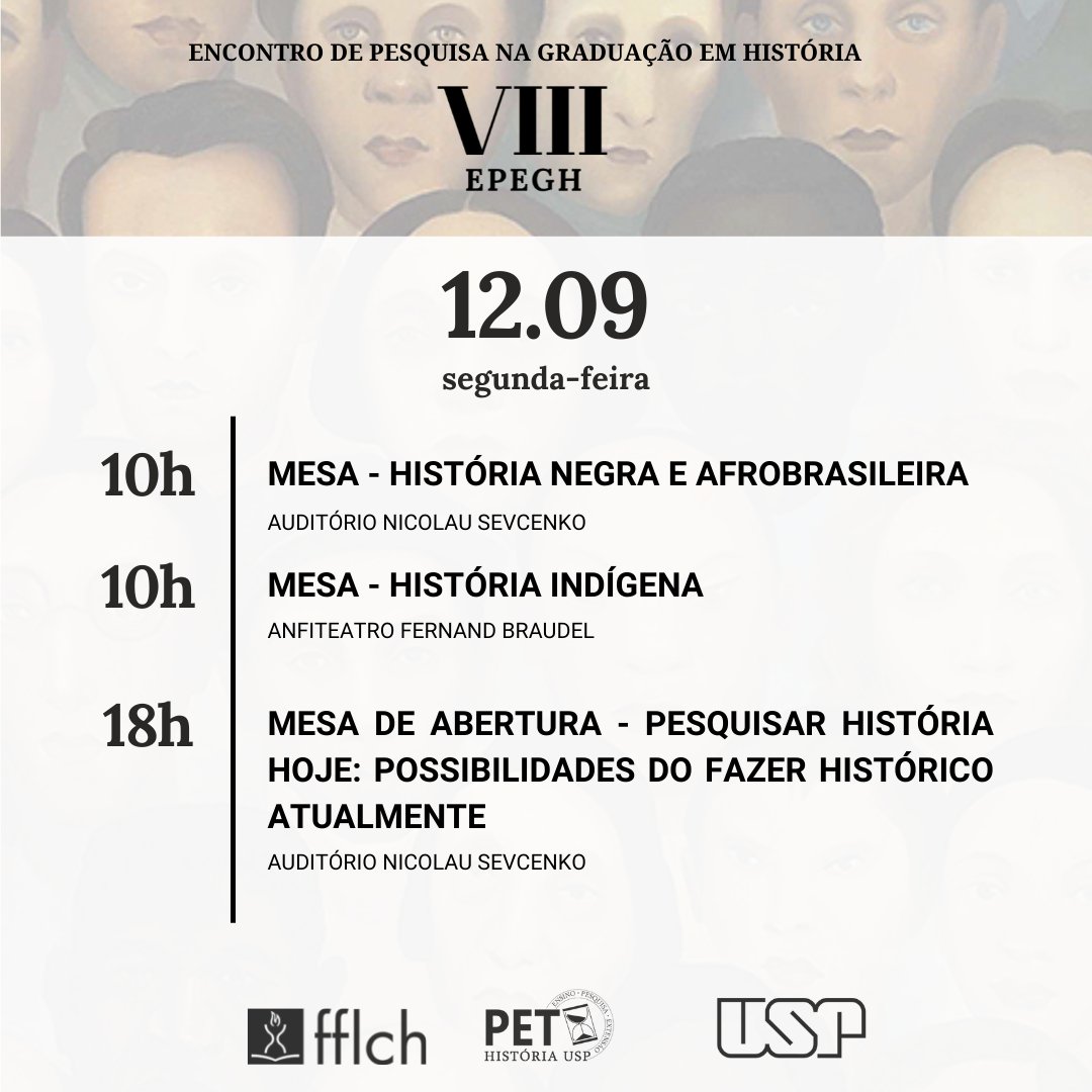 PET História USP | NOVAS VAGAS tweet media