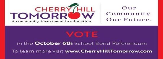 Our Community, Our Future.  Please vote on October 6th.