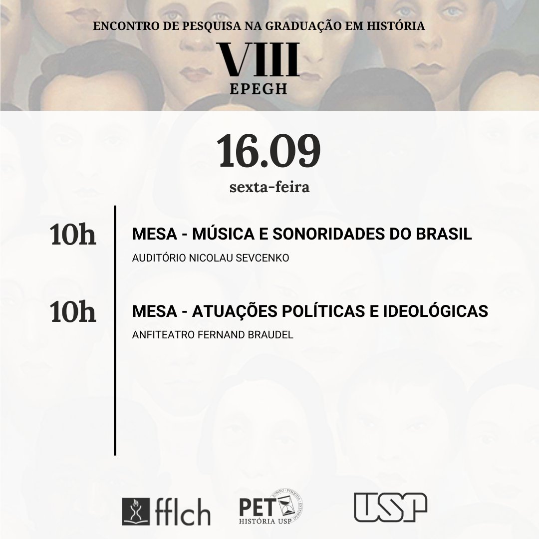 PET História USP | NOVAS VAGAS tweet media