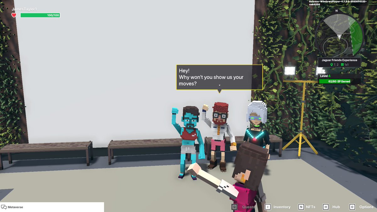 I just finished my quest on <a href="/jagfriends_nft/">Jaguar Friends</a> experience on the #sandboxalphaS3 for a chance to win a Season 3 Alpha Pass! Here I am in Legendaries Room, check out my screenshot!

#jaguarfriends