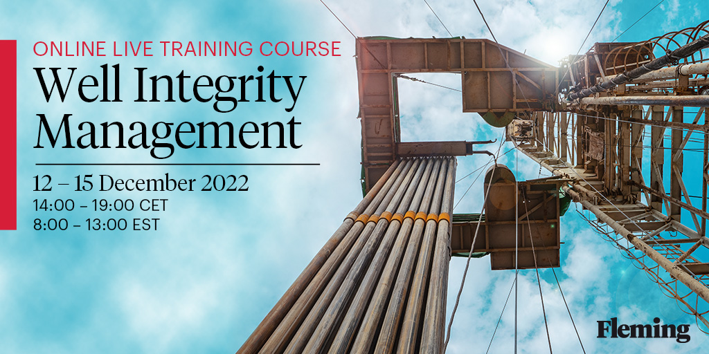 We proudly introduce our #Well #Integrity #Management online live #training led by our excellent course leader Matteo Loizzo. Join us to analyze the integrity risk of particular wells and fields.

Register here: bit.ly/3RJ5uhu

#Fleming