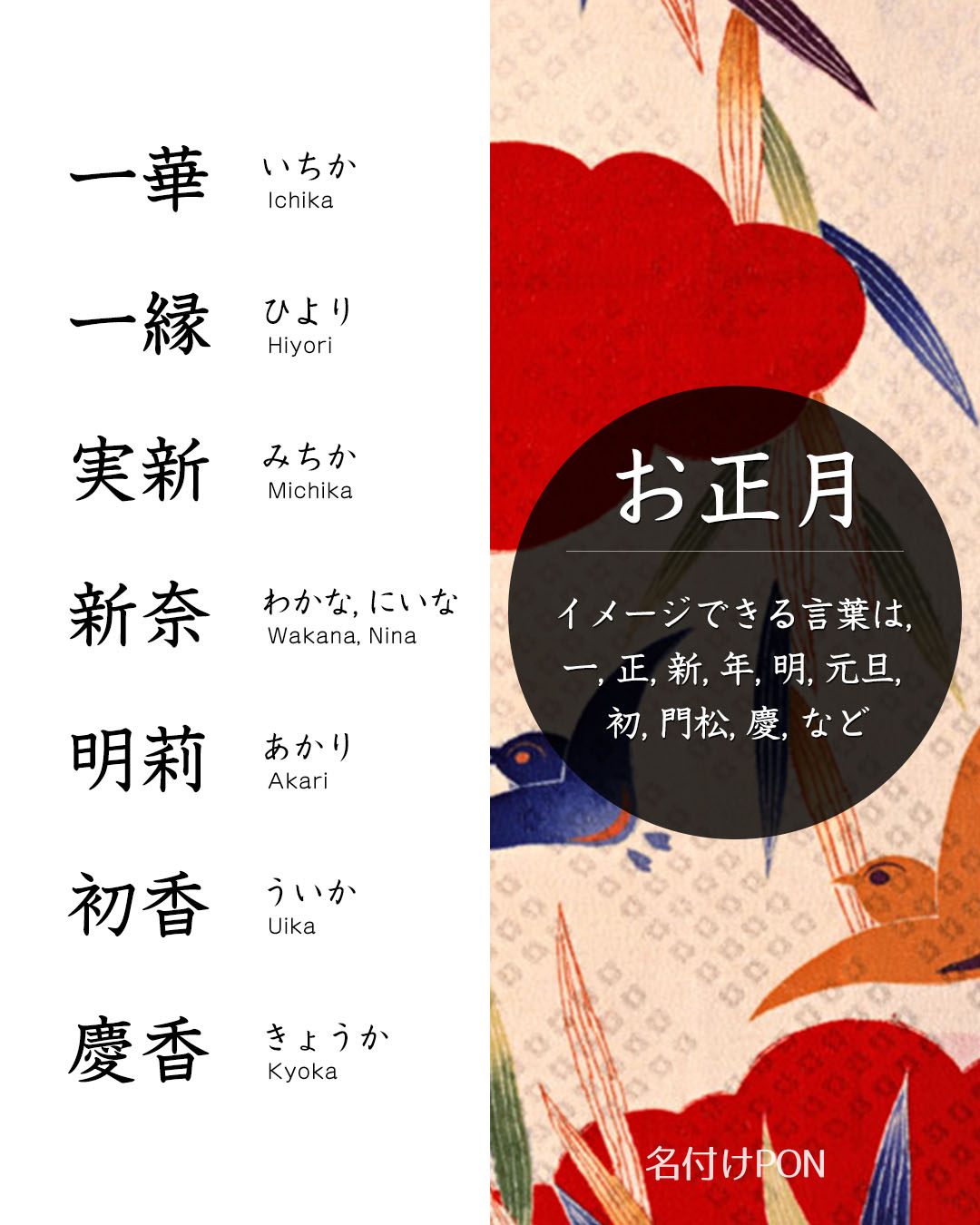 名付けポン 赤ちゃんの名前集 Nazukepon Twitter