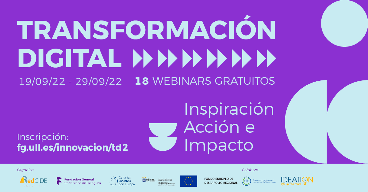 fg_ull's tweet photo. 💻 El centro CIDE de la #FGULL organiza 18 webinars gratuitos sobre tecnología y marketing digital.

Toda la información 👇
https://t.co/xk5lYOw3wB

#RedCIDE Actuación cofinanciada en un 85% por el Programa Operativo FEDER Canarias 2014-2020 https://t.co/40scLuVmP2