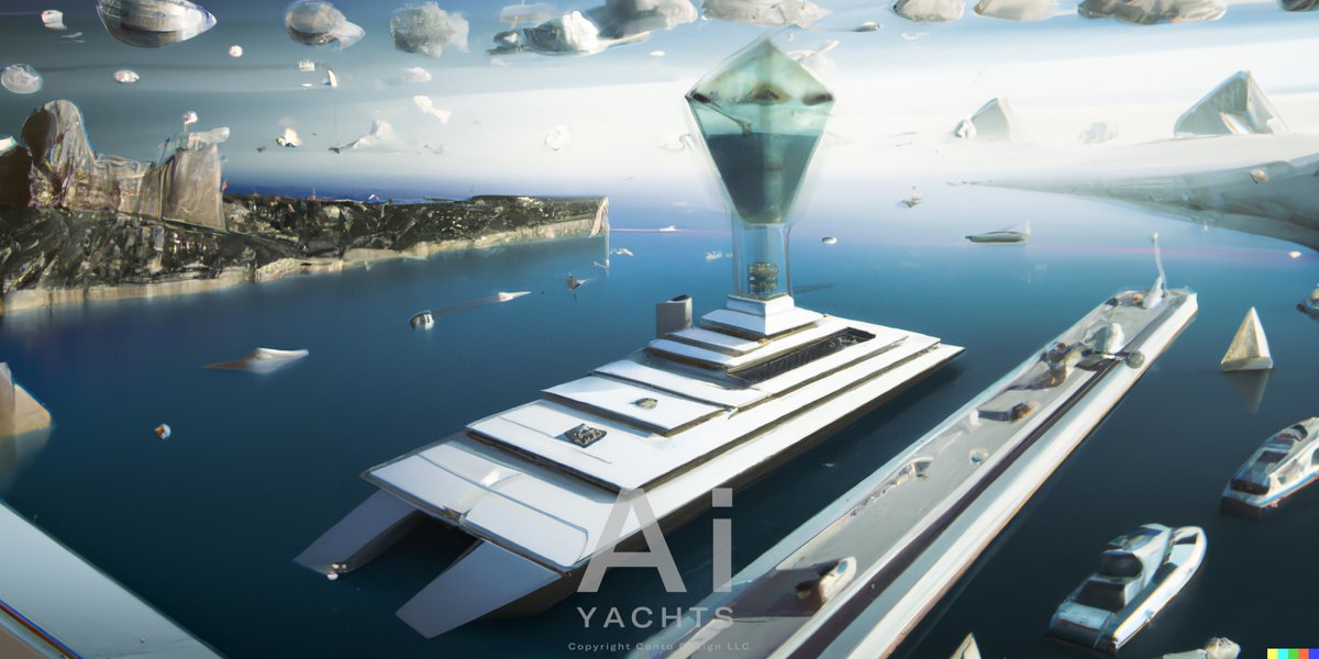 aiyachts's tweet photo. AI Yachts Design Series 01: Design 34.

https://t.co/0AvriodJZV

#artificialintelligence #aidesign #humanvsmachine #cantudesign #computerdesign #dalle #openai #Discord #instantdesign #computergenerated #yachtdesign #superyachts #designinspiration #motoryacht #aiyacht #yacht https://t.co/3H3FQ11abB