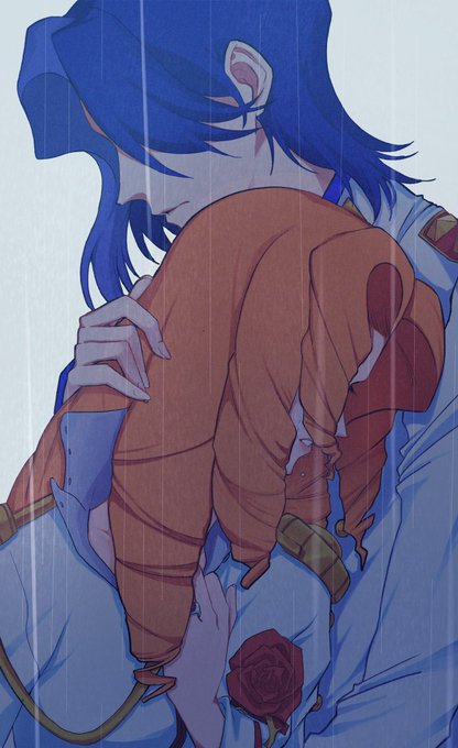 「blue hair sad」 illustration images(Latest)