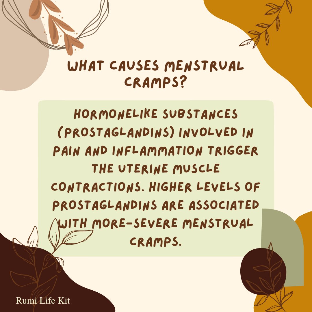 rumilifekit's tweet photo. Menstrual cramps (dysmenorrhea) are throbbing or cramping pains in the lower abdomen.

Menstrual cramps don't cause other medical complications, but they can interfere with school, work and social activities.

By Mayo Clinic Staff

# menstrualcramps #health #periodpoverty https://t.co/q0548ZsJzL