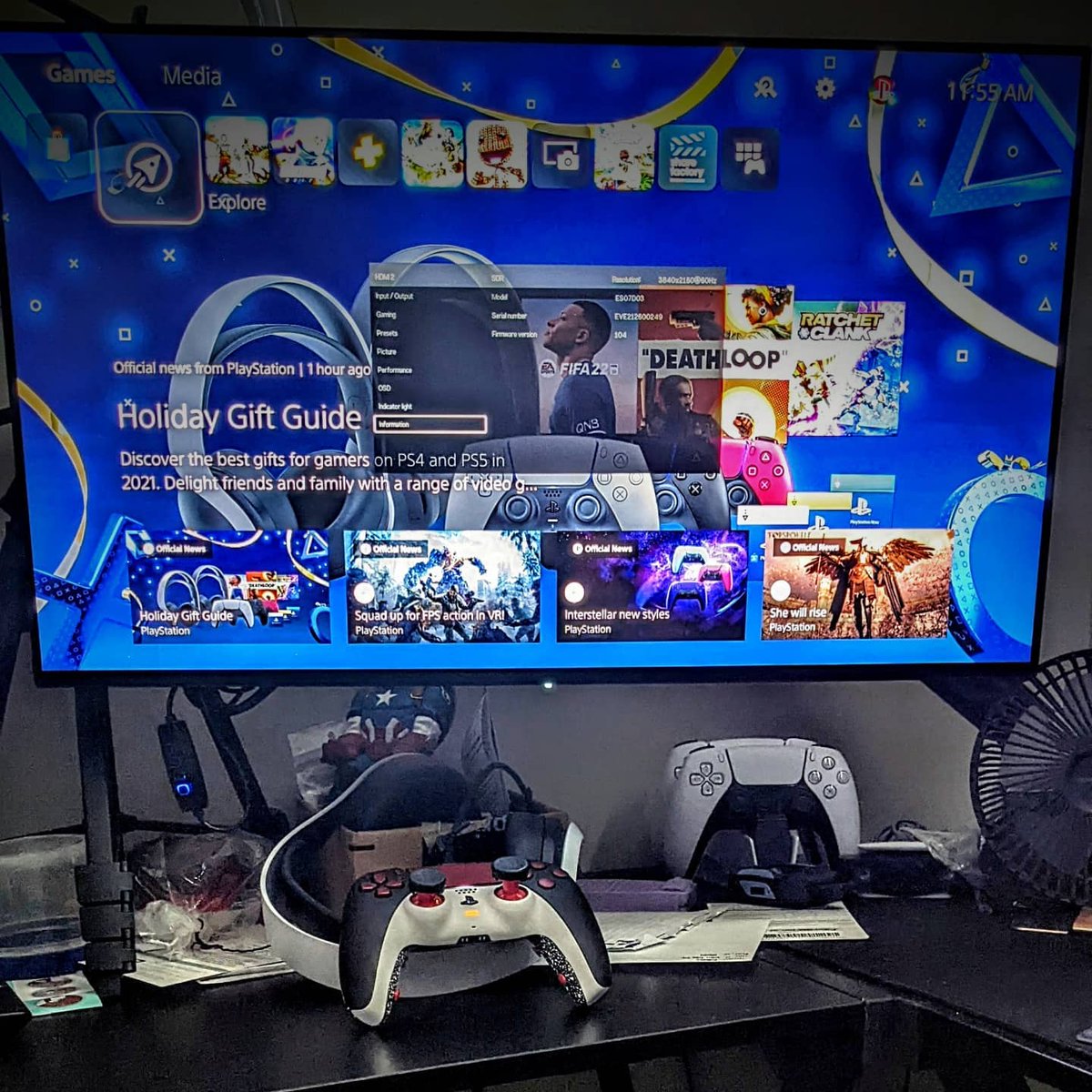 DOUGHtechnology's tweet photo. Love the @PlayStation 5 gaming corner. 
Credits - @onestperception

Don't forget to share your own setup with the hashtag #DoughSpectrum to win a PS5.
https://t.co/AGWEdLEqLo

#GlossyGamingMonitor #Gaming #Monitor #Desksetup #4Kmonitor #Dough https://t.co/2mjBcc3D3E