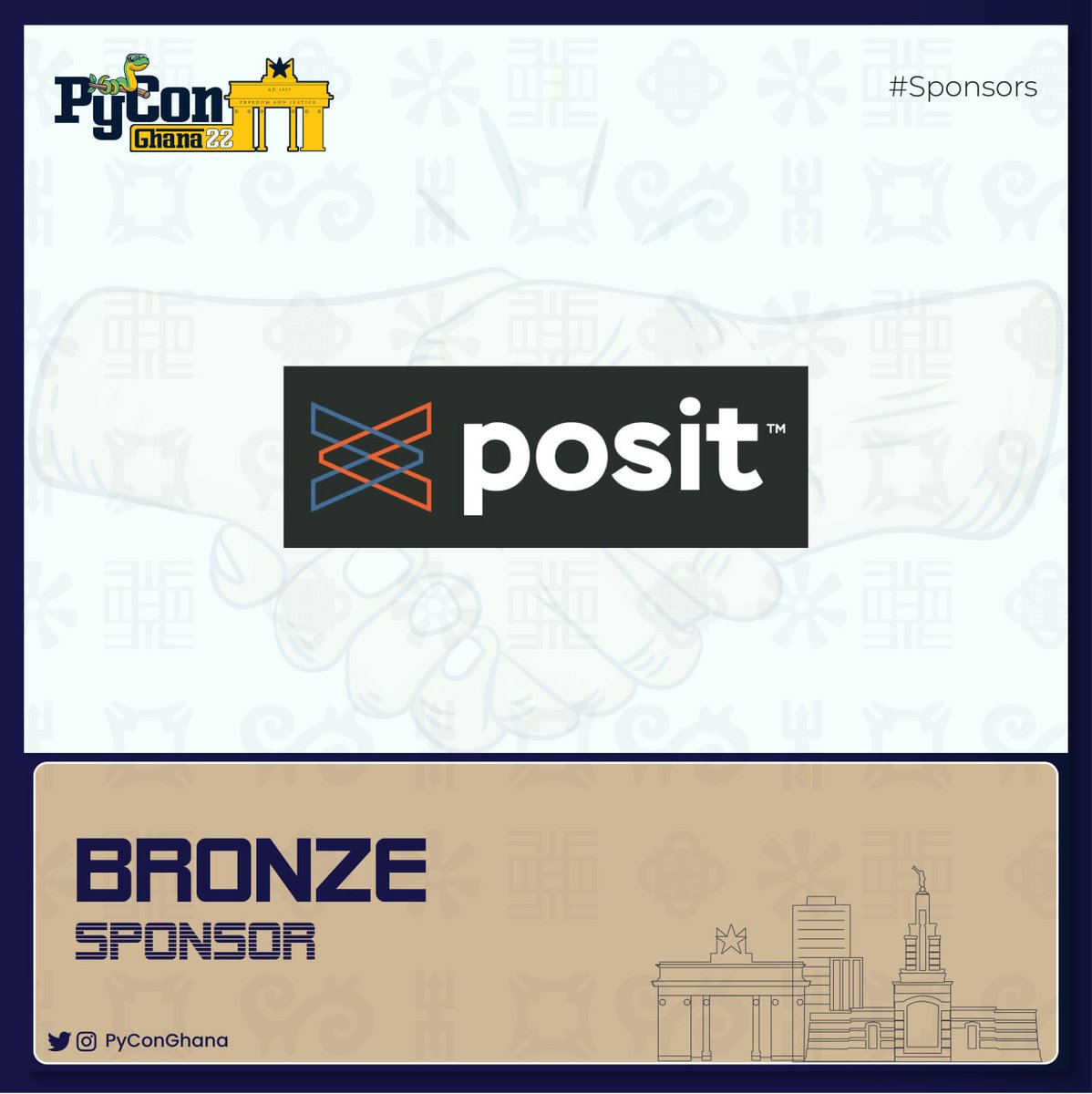 PyconGhana's tweet image. We are excited to announce @rstudio as a Bronze #Sponsor of #PyConGhana
Posit's goal is to help data scientists ask and answer the most important questions in the world—to further the scientific inquiry and knowledge that humankind cares deeply about.
🔗bit.ly/PG22-P