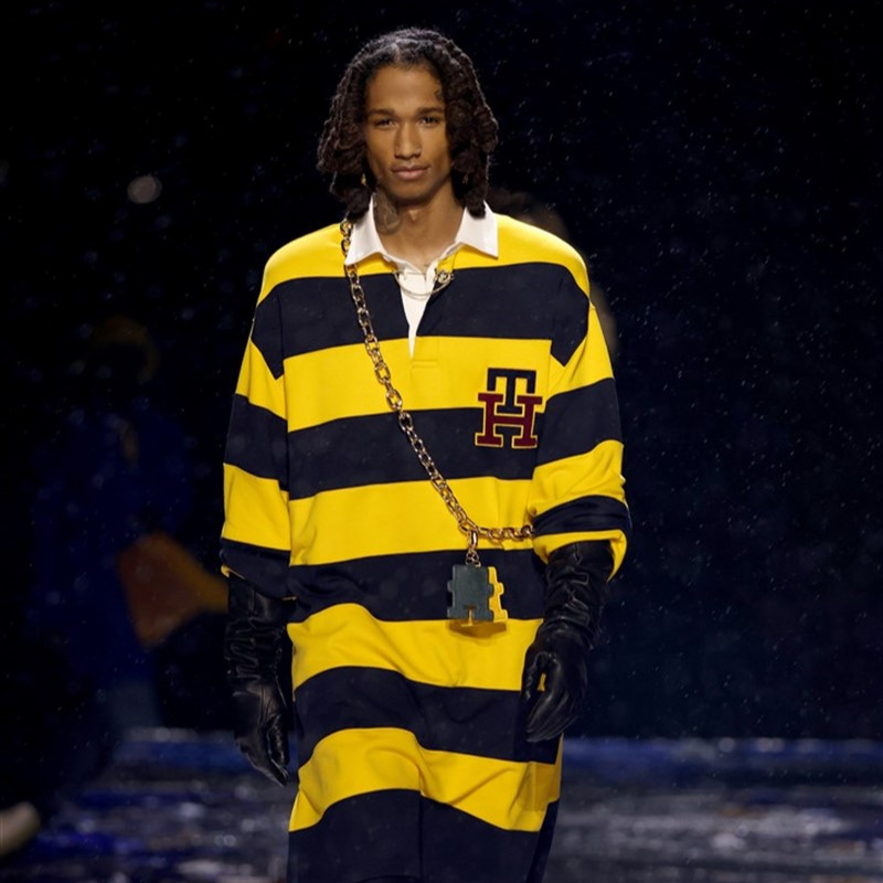 mmscene's tweet photo. #TommyHilfiger Introduces #TOMMYFACTORY for the Fall 2022 Collection presented during the ongoing #NYFW