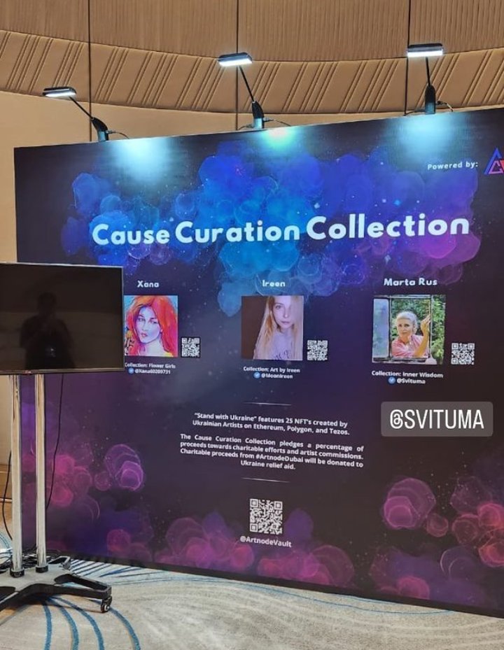 svituma's tweet image. Sustainable amazing events from @ArtnodeVault Thanks for all your efforts 💫 Glad to be present in @themetaweek in Dubai! Vivid vibes only @ACTxDesign 🌺💃🌿

#Web3 #Onboarding #Dubai #web3voyager #Metaweek #ACTivation