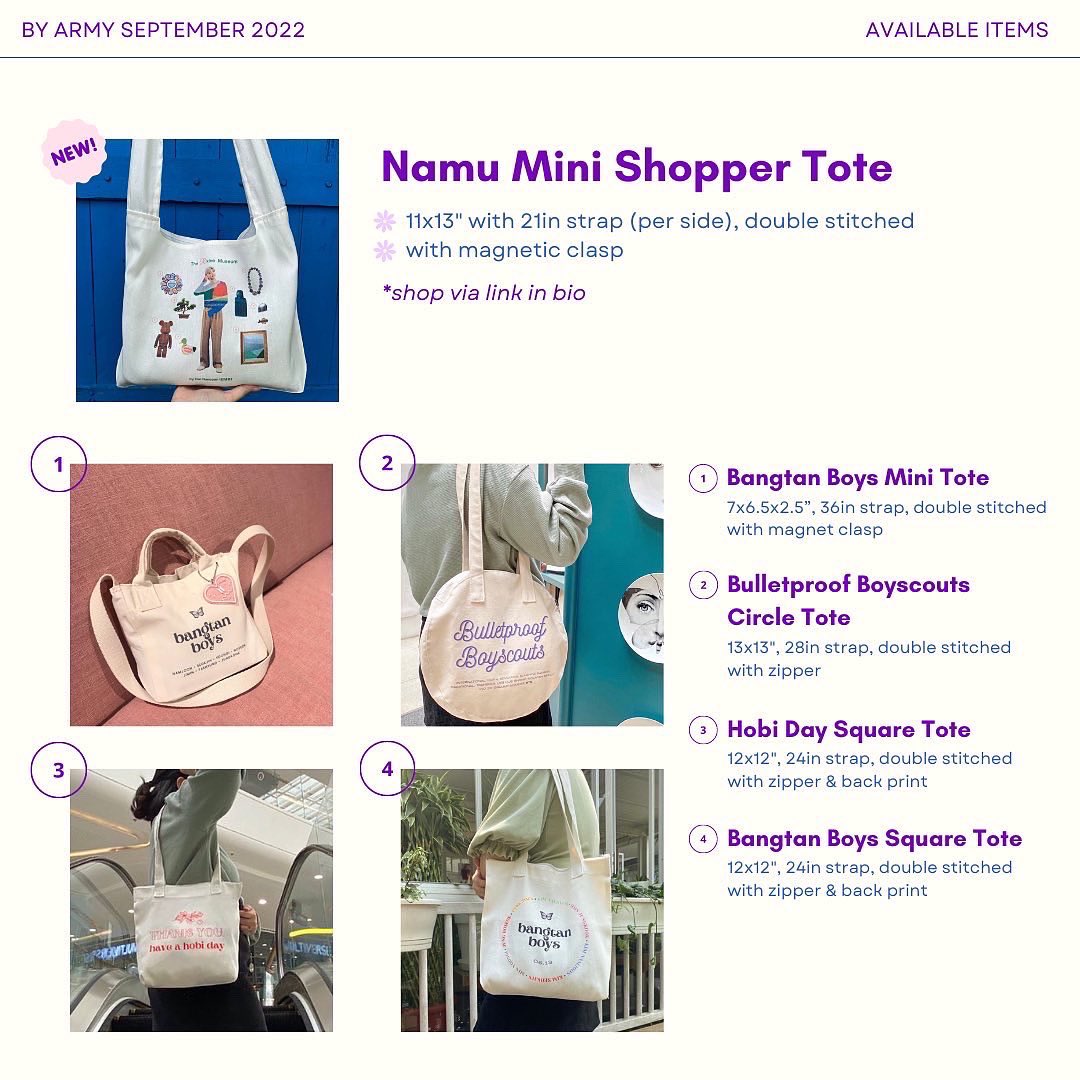 byarmyph's tweet photo. namu mini shopper tote 
✿ canvas, double stitched
✿ 11x13”, adjustable tie-knot strap
✿ P310

order via link in bio
for other available totes: see forms
pre-order ends sept 30 〰️ https://t.co/ucF5Ca1r5c