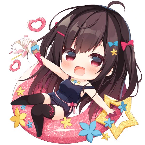 アイス落とす3秒前のミニゆいちゃん🍦✨ 