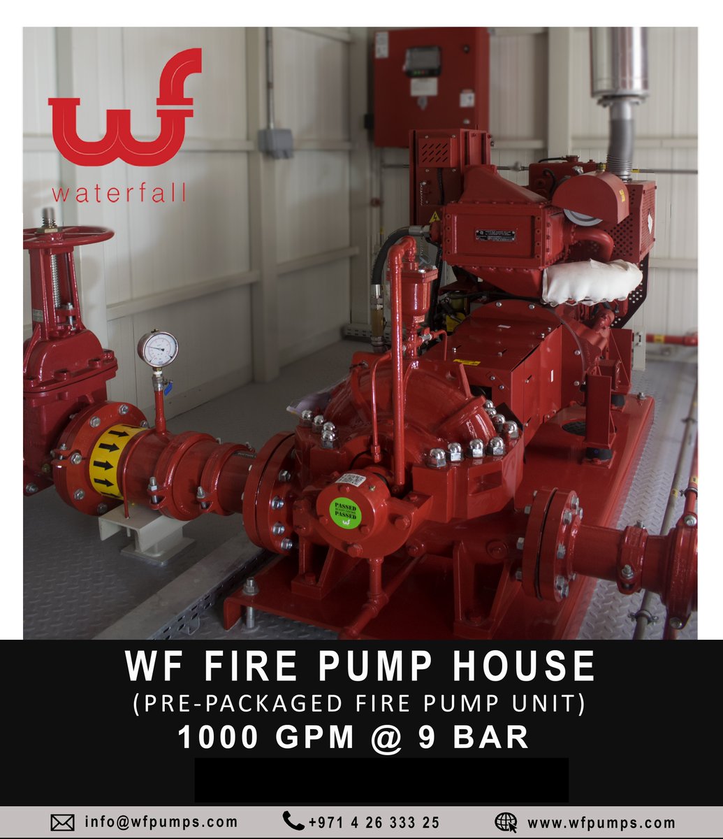 wfpumps's tweet photo. WF Fire Pump House (Pre-packaged fire pump system) designed according to the site &amp; client’s preferences while complying standard requirements of NFPA, UL &amp; FM.

#firepumps #pumphouse #firesafety #fireprotection #nfpa #manufacturing #export #business #international https://t.co/IENre38yFY