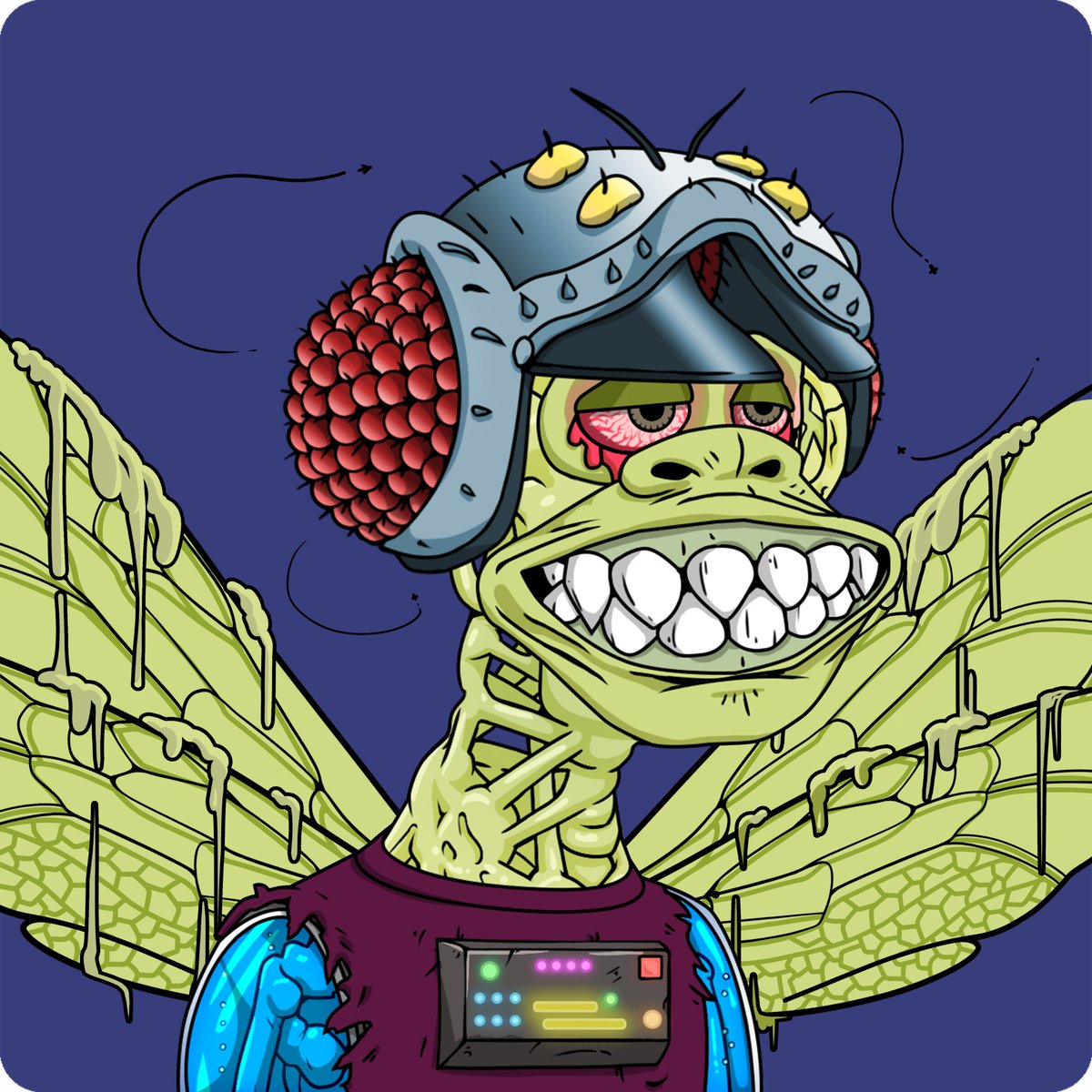 Capsid_NFT's tweet photo. ‘Beelzebub’ — Special Wings designed for your MAYC #2239 @HODLGandalf . We’ll drop to your wallet on the launch day. Hope you like it.

Cheers! 
#MAYC #BAYC #capsidnft #capsidwings #NFTdrops #SneakPeek #FreeMint https://t.co/9zSwm2nnbF