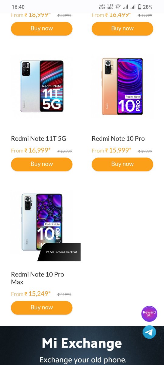 taherfaniband's tweet image. On Mi in 
Redmi note 10 pro max note 10 pro se sasta hai

Ab anewale sale mei agar ye pro max 12.5 se 13k mei mill jaye to 4g mobile mei under 20k best deal hoga
Ap kya kahte hai

#redmi #note10pro #note10promax

@Trolling_isart @ZahirTechBuffet @KaroulSahil