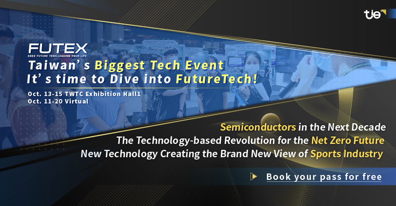 FUTEXFuturetech's tweet photo. Time to Dive into FutureTech💥
Pre-register now for 2022 Taiwan Innotech Expo-Future Tech Pavilion (FUTEX) > https://t.co/pwrTal18sZ

💡Global Trends Forum
🚩Semiconductors in the Next Decade
🚩Tech-based Revolution for the Net Zero Future
🚩Brand New View of Sports Industry https://t.co/fjyOsOJps1
